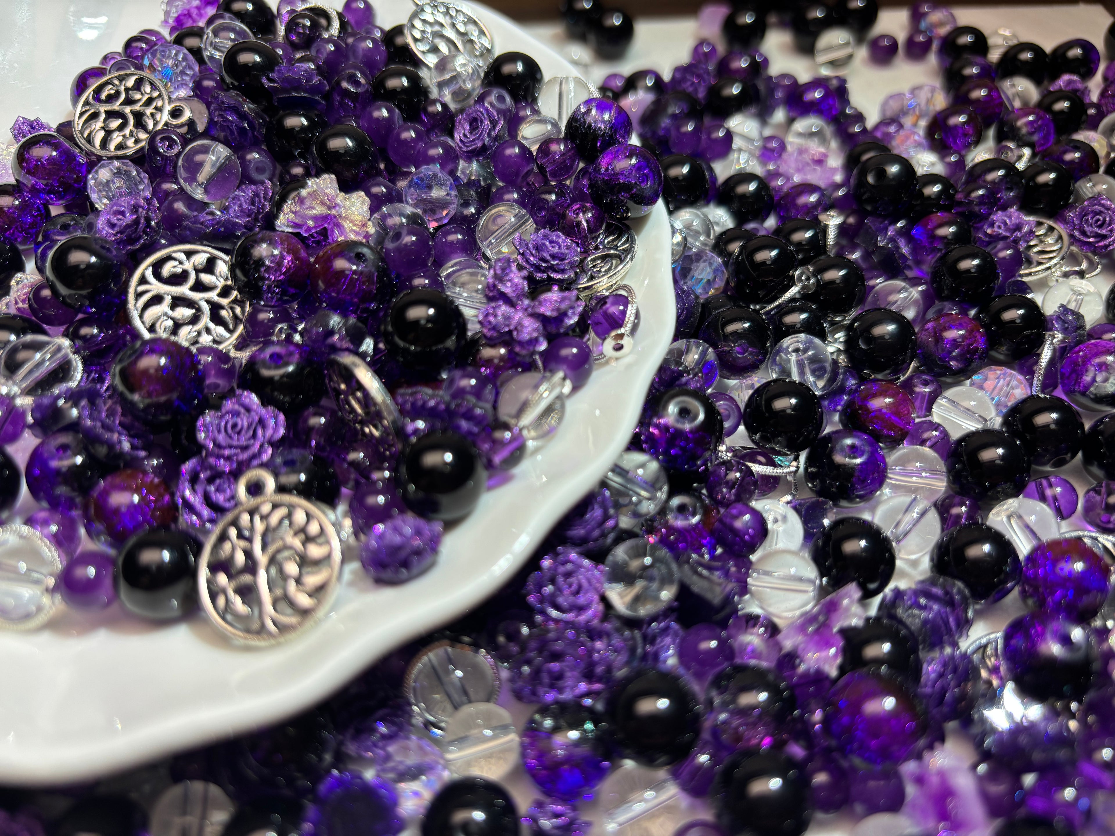 B Glass beads(mixed)