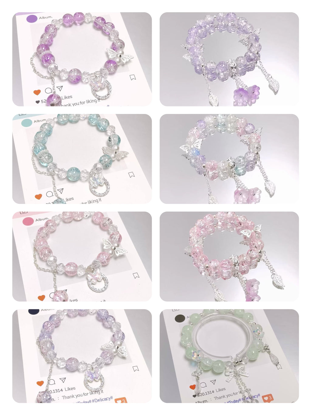 Glass Bead Bracelet Blind Bag（The take-home amount is at least 20 or more.）