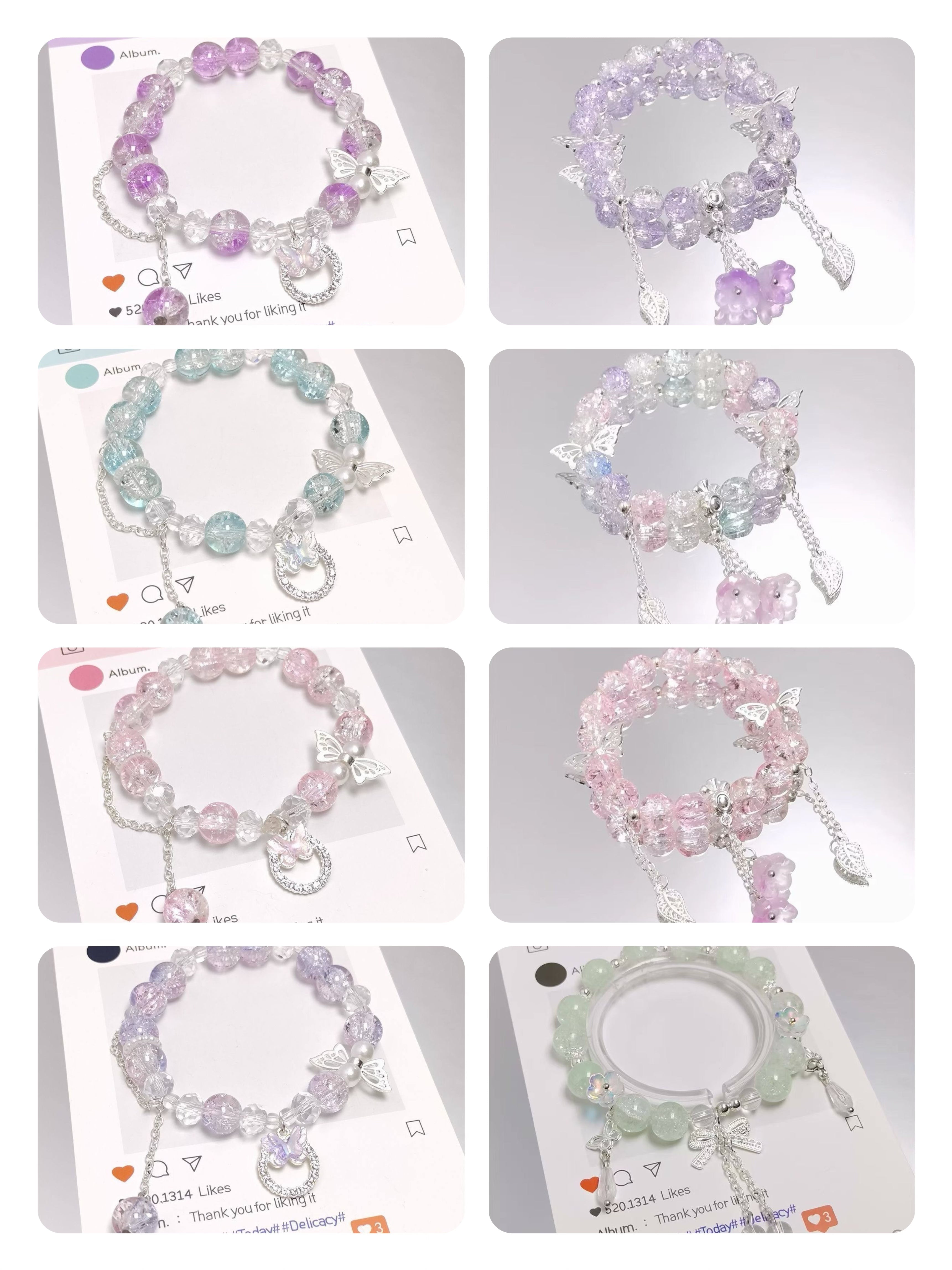 Glass Bead Bracelet Blind Bag（The take-home amount is at least 20 or more.）